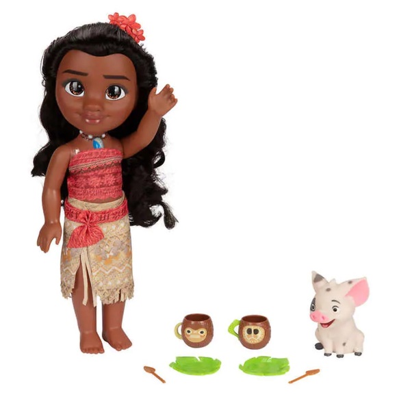 Disney Princess Doll Tea Time with Moana and Pua - Picture 1 of 3